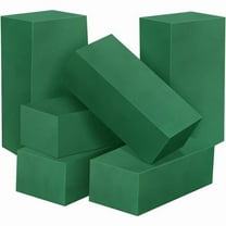 6 Pack Can Cut Foam Blocks, Wet and Dry Flower Arrangement Foam Blocks, Flower Arrangement Art Green Foam Blocks, Used for Flower Arrangement and Decoration,for Birthday Parties and Holiday Decoration