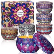 6-Pack Women Candles Gifts Set - Scented Candles for Home -Anniversary Present - Christmas Presents - The Total Burning time is 114 Hour