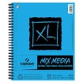 thumbnail image 1 of Canson XL Mix Media Spiral Bound Pad - Acid Free Heavyweight Paper, Sketch Pad for Acrylic, Watercolor, Pen and Pencil - Bulk 6 Pack, 1 of 6
