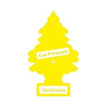 6 Pack Car Freshner 10105 Little Trees Air Freshener Vanillaroma Scent - Single Tree per Package