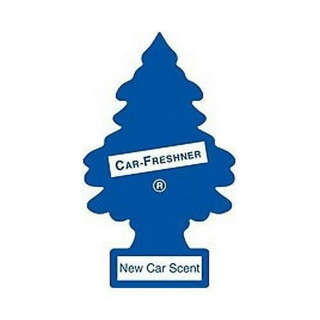 6 Pack Car Freshner 10189 Little Trees Air Freshener New Car Scent - Single Tree per Package by Little Trees
