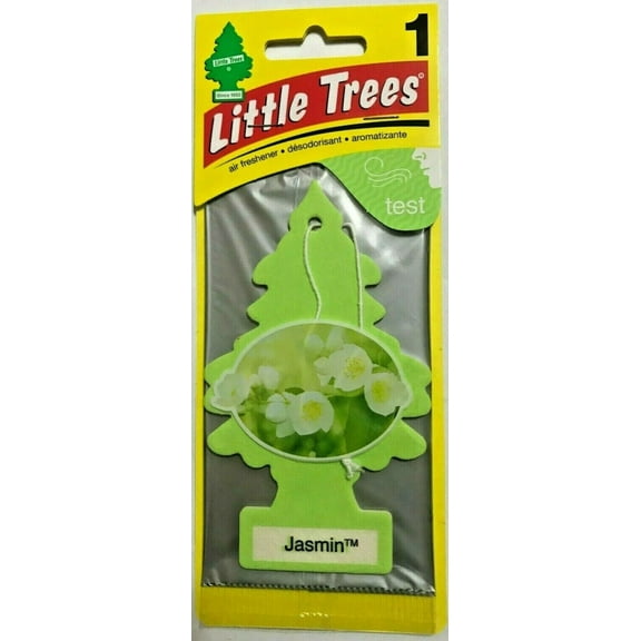 6 Pack Car Freshner 10433 Little Trees Air Freshener Jasmin Scent - Single Tree per Package