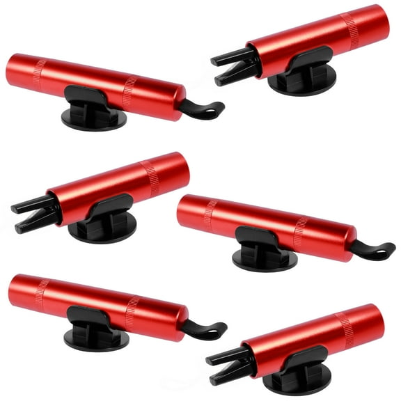 6 Pack Car Safety Hammer Escape Tool Safe Emergency Car Window Breaker Set Portable Cutter Car Glass Breaker Kit Easy to Use One Second Window Breaker for Most Cars