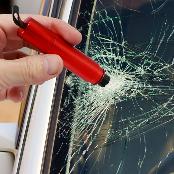 6 Pack Car Safety Hammer Escape Tool Safe Emergency Car Window Breaker Set Portable Cutter Car Glass Breaker Kit Easy to Use One Second Window Breaker for Most Cars