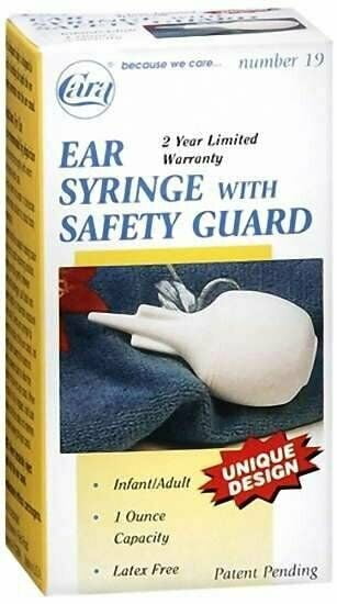 6 Pack - Cara Ear Syringe With Safety Guard No. 19 1 Each