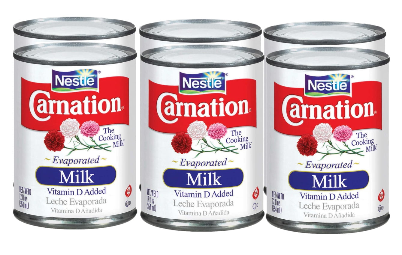 6 Pack Carnation Evaporated Milk, 12 fl oz