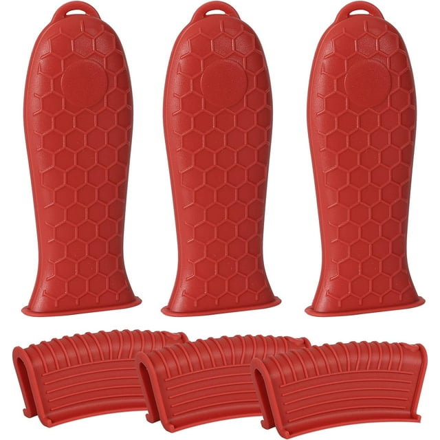 6 Pack Cast Iron Skillet Handle Cover Heat Resistant Pot Handle