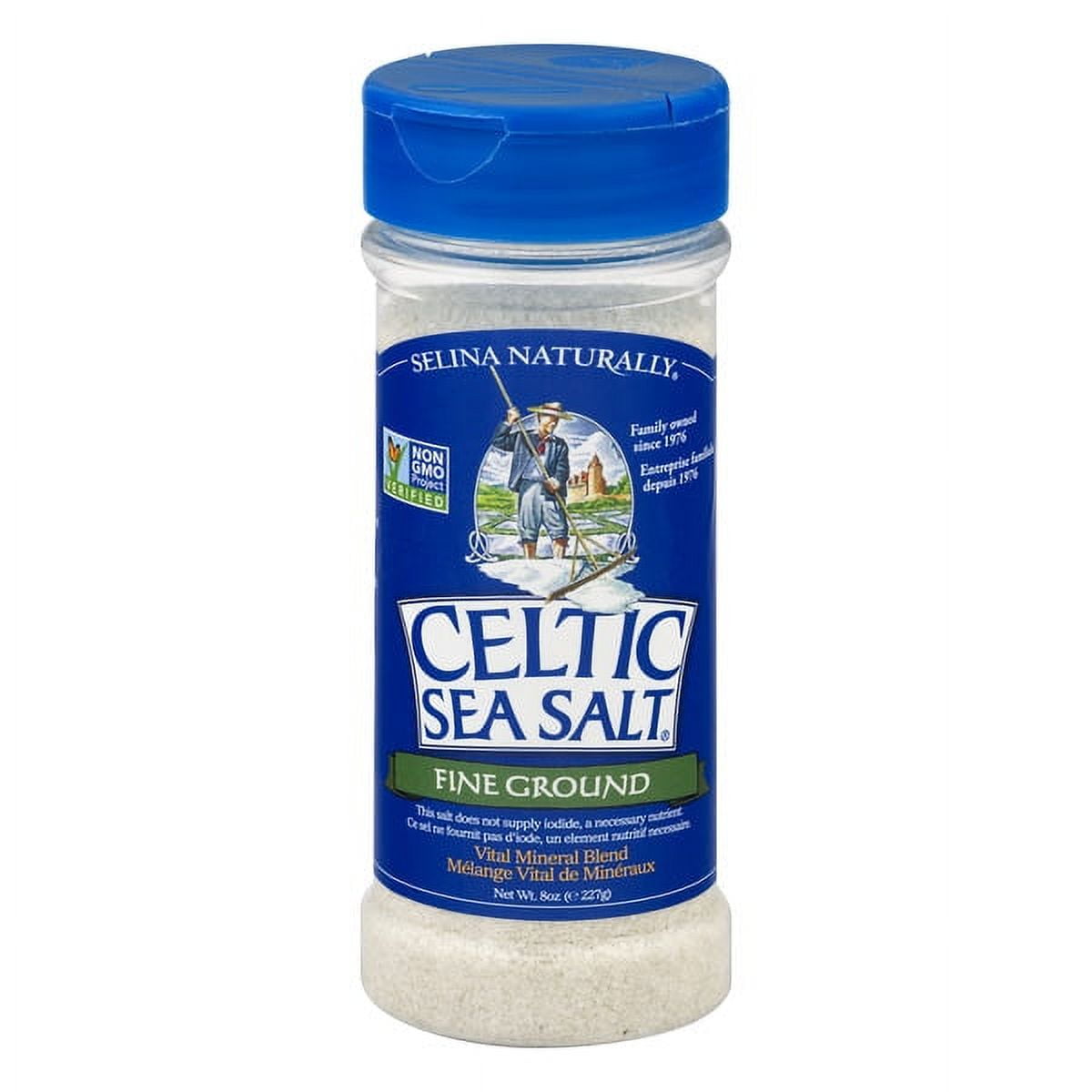 (6 Pack)Celtic Sea Salt Fine Ground Sea Salt, 8 oz.