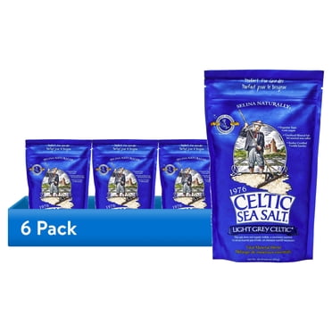 Delicious Celtic Sea Salt - Light Grey - No Additives - 26.5 Oz Resealable Bag