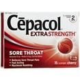 thumbnail image 1 of 6 Pack Cepacol Extra Strength Sore Throat Cherry 16 Lozenges Each, 1 of 1