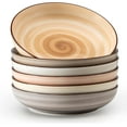 thumbnail image 1 of 6-Pack Ceramic Pasta Bowls, Neutral Extra Large 30 Fl Oz Durable Professional Grade, 1 of 7