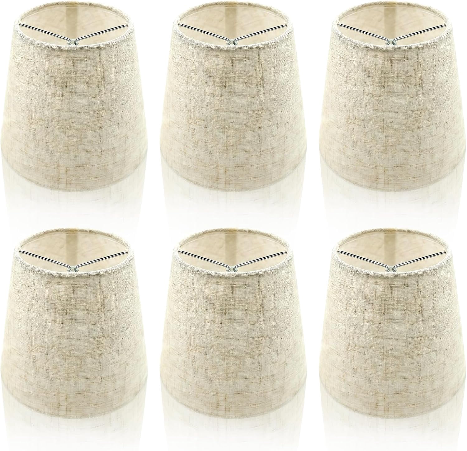 6 Pack Chandelier Lamp Shades, 5.6