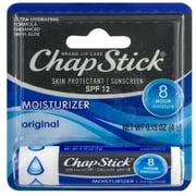 6 Pack - ChapStick Skin Protection Sunscreen Moisturizer, Original SPF 12 0.15 oz