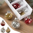 thumbnail image 1 of 6 Pack Christmas Ornaments,Clear Plastic Ornaments Balls,Clear Christmas Ornaments for Crafts,Acrylic Clear Fillable Christmas Tree Ornament Balls for DIY,Wedding,Party and Home Decoration (S-4CM), 1 of 6