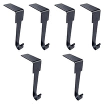 6 Pack Christmas Stocking Holder Mantel Hanger Sturdy Metal for Fireplace Home Office Holiday Decor