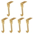 thumbnail image 1 of 6 Pack Christmas Stocking Hook Mantel Holder Fireplace Hanger L-shaped Easy Installation for Home Office Decorating, 1 of 9