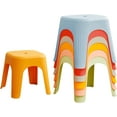 thumbnail image 1 of 6 Pack Classroom Seating Stools, Pipleo Stackable & Nesting Stools for Kids - 11.8 Inch Low Profile Plastic Stools, Colorful Backless Chairs for Flexible Seating in School, Daycare, Home & Office, 1 of 7