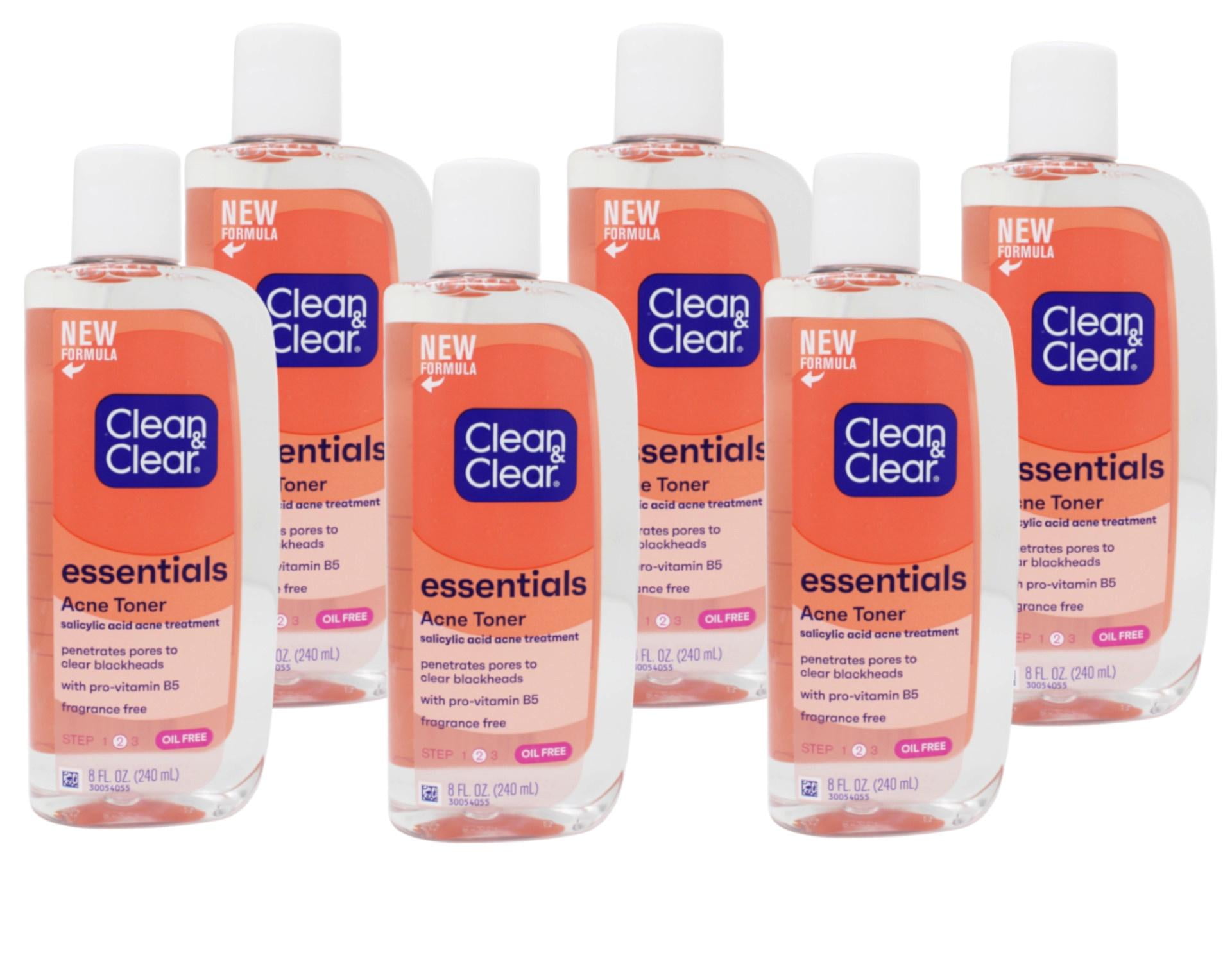 6 Pack Clean & Clear Essentials OilFree Deep Cleaning Face