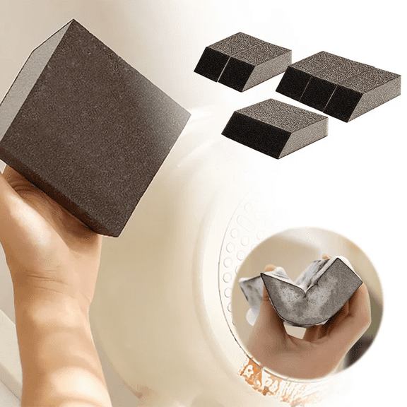 6 Pack Cleaning Sponges — Stubborn Stain Removers & Purpose Scrubbers — Ideal For Kitchen Bathroom Floor Shower And Bathtub Cleaning Glass Washer Brush Replacement Grill Spray Revere Stainless Steel