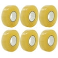 thumbnail image 1 of 6 Pack Clear Hockey Tape Multipurpose Tape Roll Shin Pad Sock Tape Roll Sports Gear 2.4cmx28M Hockey Sports Gifts, 1 of 8