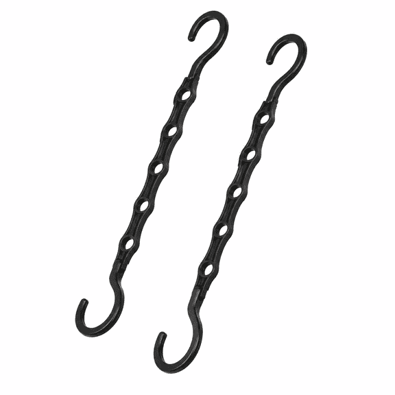 6 Pack-Closet-Organizers-and-Storage, Space-Saving-Hangers Black | Magic-Hangers, Closer-Organizer-for-Closet-Organization, Space-Saver-Hanger-Organizer-for-Multipurpose, Dorm-Room-Essentials