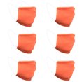 thumbnail image 1 of 6 Pack Cloth Face Mask Coverings Reuseable Washable in Neon Orange, 1 of 3