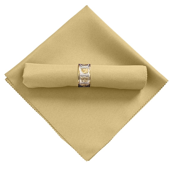 6 Pack Cloth Napkins, 17x17 Inch Soft Cotton Dinner Napkins, Rustic Reusable Table Napkins for Wedding, Party, Bridal Shower