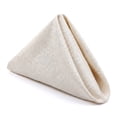 thumbnail image 1 of REGALWOVEN 6 Pack Cloth Napkins, Polyester Washable and Reusable Table Dinner Napkins for Restaurant, Weddings, and Parties Beige 18x18inch, 1 of 6