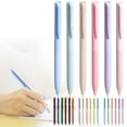 thumbnail image 1 of 6 Pack Colored Gel Pens 0.5mm No Smear Retractable Pens for Journaling and Note Taking (5ml), 1 of 9