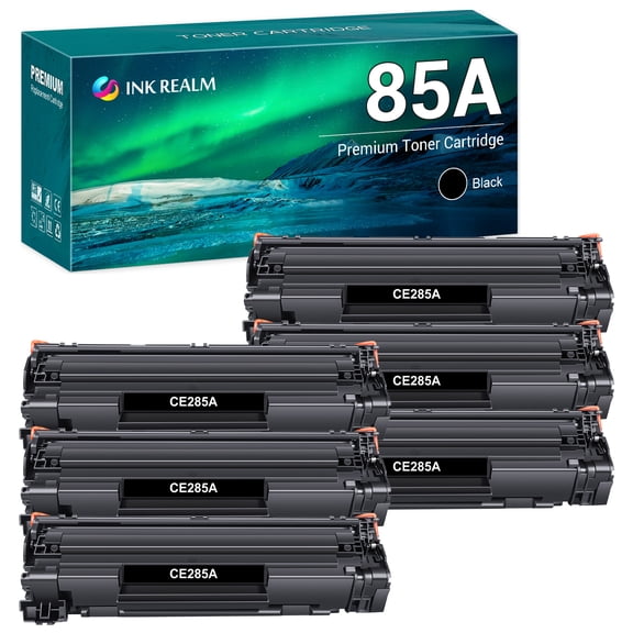 6-Pack Compatible Toner Replacement for HP CE285A LaserJet Pro P1100 P1102 P1102W P1102WHP, Pro M1132 M1210 M1130 M1212NF M1217NFW Printer Toner Ink Black