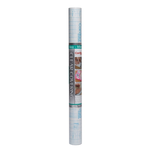 Con-Tact Glossy Clear Covering, 6 Pack