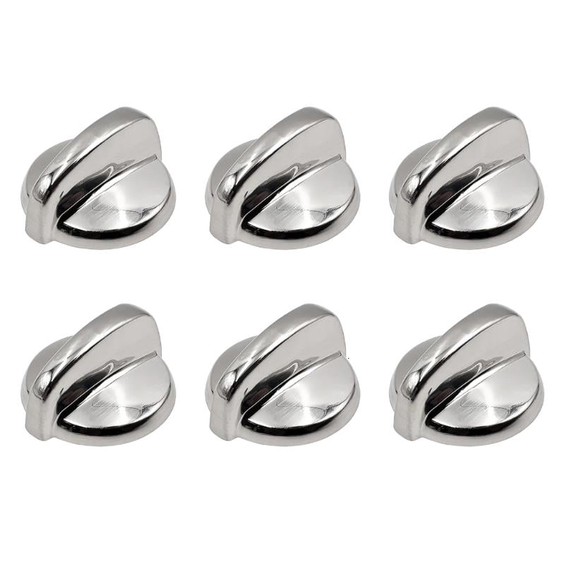 6 Pack Contemporary Gas Cooker Control Handle Replacement Multipurpose Compatibility ABS Strong Structure for Repairing