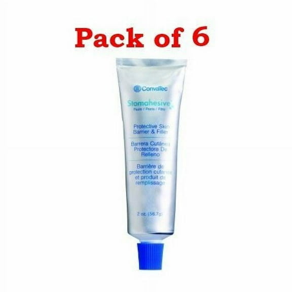 6 Pack Convatec 183910 Stomahesive Paste, 2 oz
