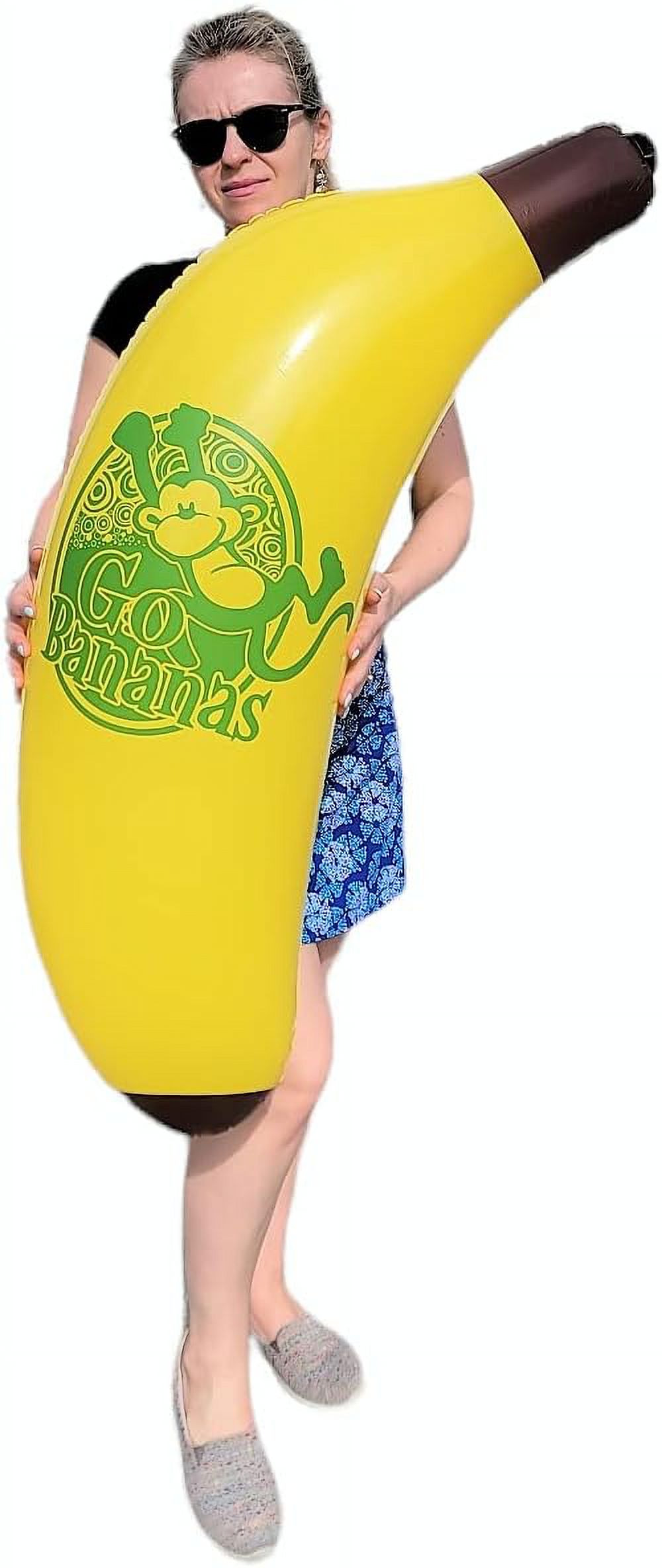Luau Theme Decoration 48-Inch Giant Inflatable Banana - Pool Float ...