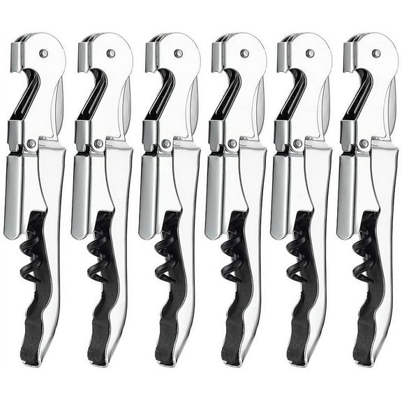 6 Pack Corkscrew Wine Opener With Foil Cutter By