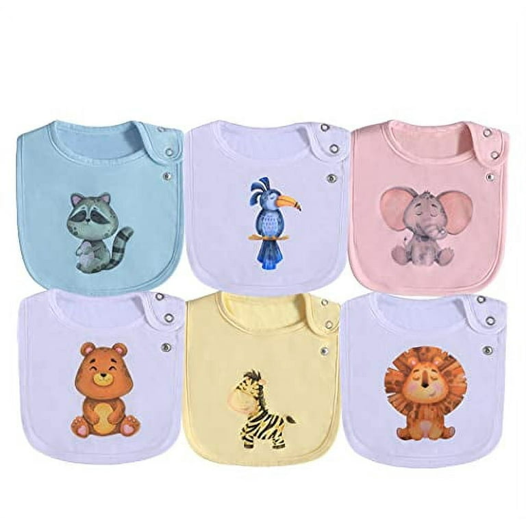 Waterproof backed on sale dribble bibs