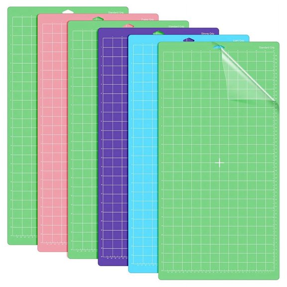 6 Pack Cutting Mat 12 X 24 Inch, Cutting Mats for Craft, Standard, Strong, Adhesive Cut Mat Replacement