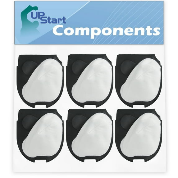 6-Pack DCF-11 Filter Replacement for Eureka DCF-27 Vacuum Cleaner - Compatible with Eureka DCF-11 62558A Filter