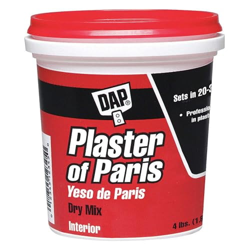 6 Pack Dap 10308 Plaster of Paris (Dry Mix) 4-lb Tub