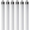 thumbnail image 1 of KOR - 8W T5 Fluorescent Light Bulbs F8T5/D 6500K Daylight 12-Inch Long Life - 6 Pack, 1 of 5