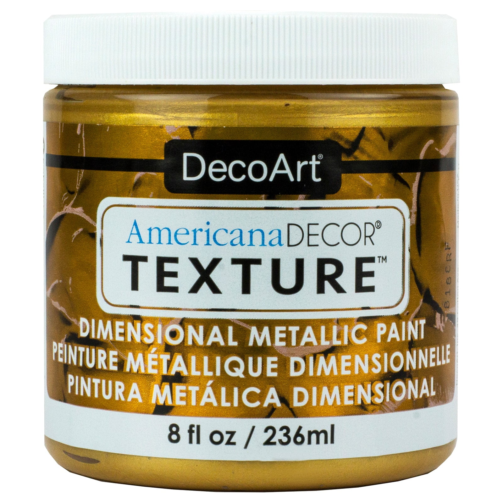 6 Pack DecoArt Americana D cor Texture Dimensional Metallic