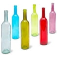 thumbnail image 1 of Juvale Wine Bottles - Decorative Colored Glass Bottles - Flower Vases & Centerpieces - Pack of 6, 750 mL, 2.8 x 12.75 in, 1 of 8