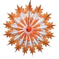 thumbnail image 1 of 6-Pack Devra Party 19 Inch Tissue Paper Snowflake Decoration, Orange Tip, 1 of 1