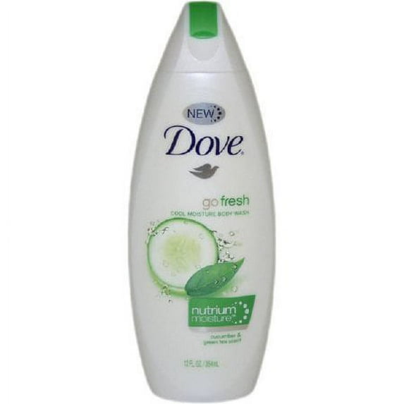 6 Pack - Dove Go Fresh Cool Moisture Body Wash, 12 oz.