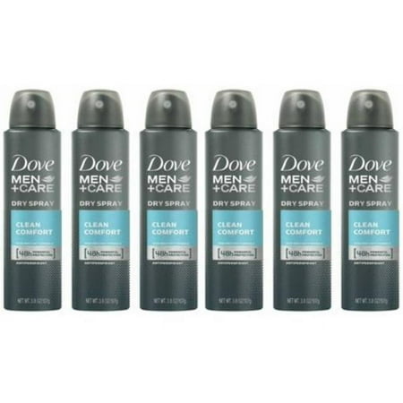 6 Pack Dove Men + Care Clean Comfort Antiperspirant Deodorant Spray, 150ml price history and forecast - Dove Dove