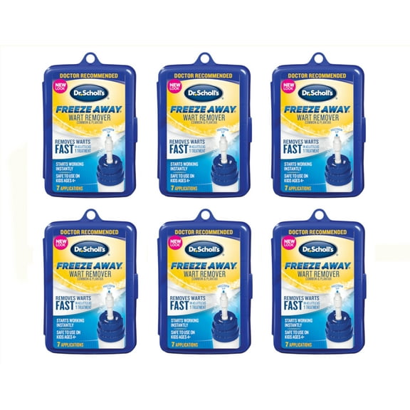 6 Pack - Dr. Scholl's Freeze Away Wart Remover 7 Each