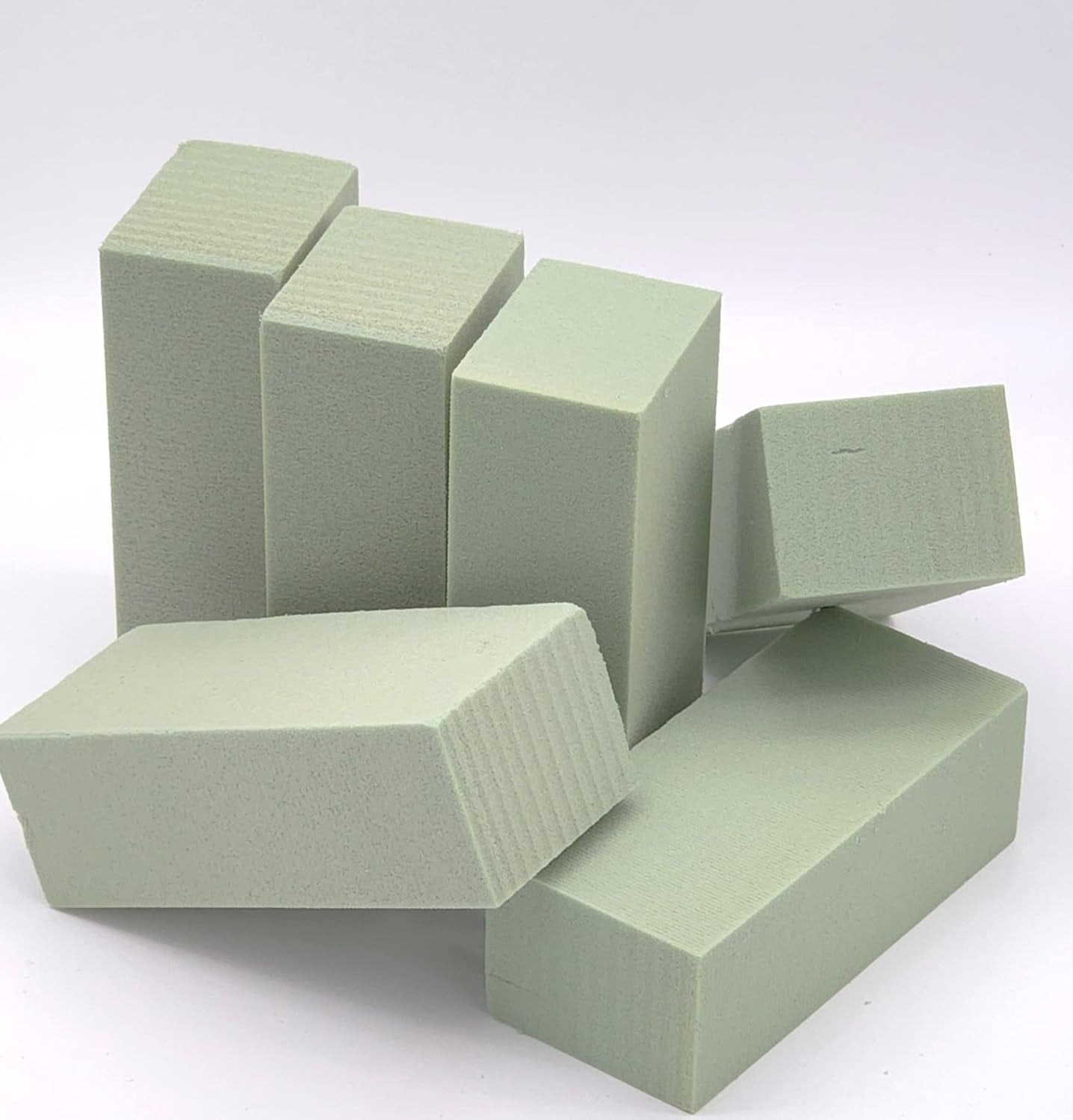 6 Pack Dry Floral Foam Blocks For Flower Arrangements, Styrofoam Block