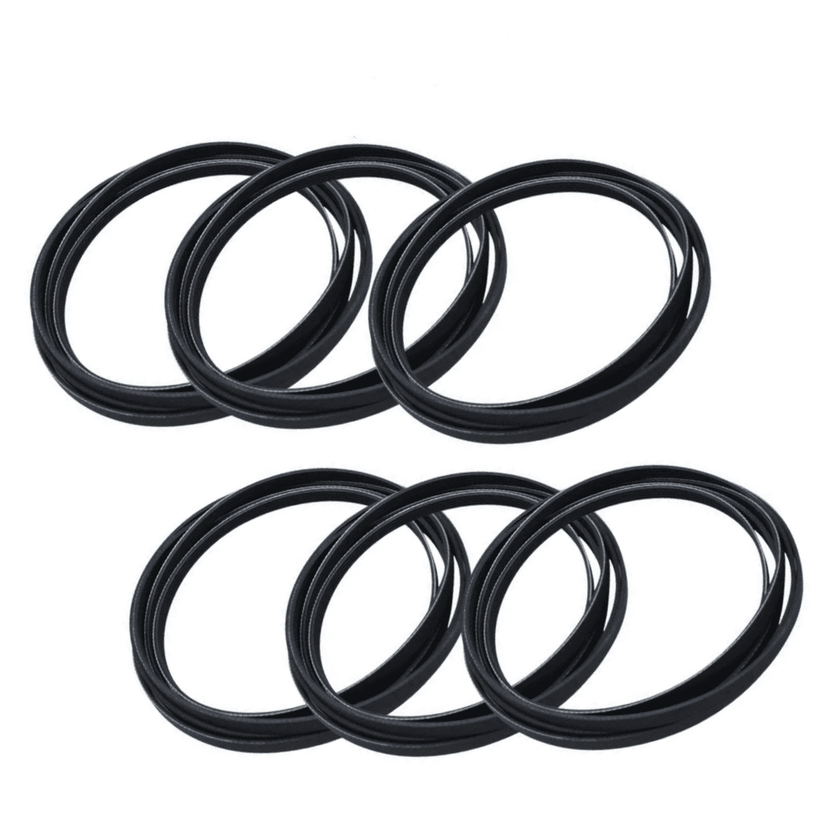 6-Pack Dryer Belt Replacement for Samsung Replaces AP4373659, 6602-001655, 6602-001314, PS4133825