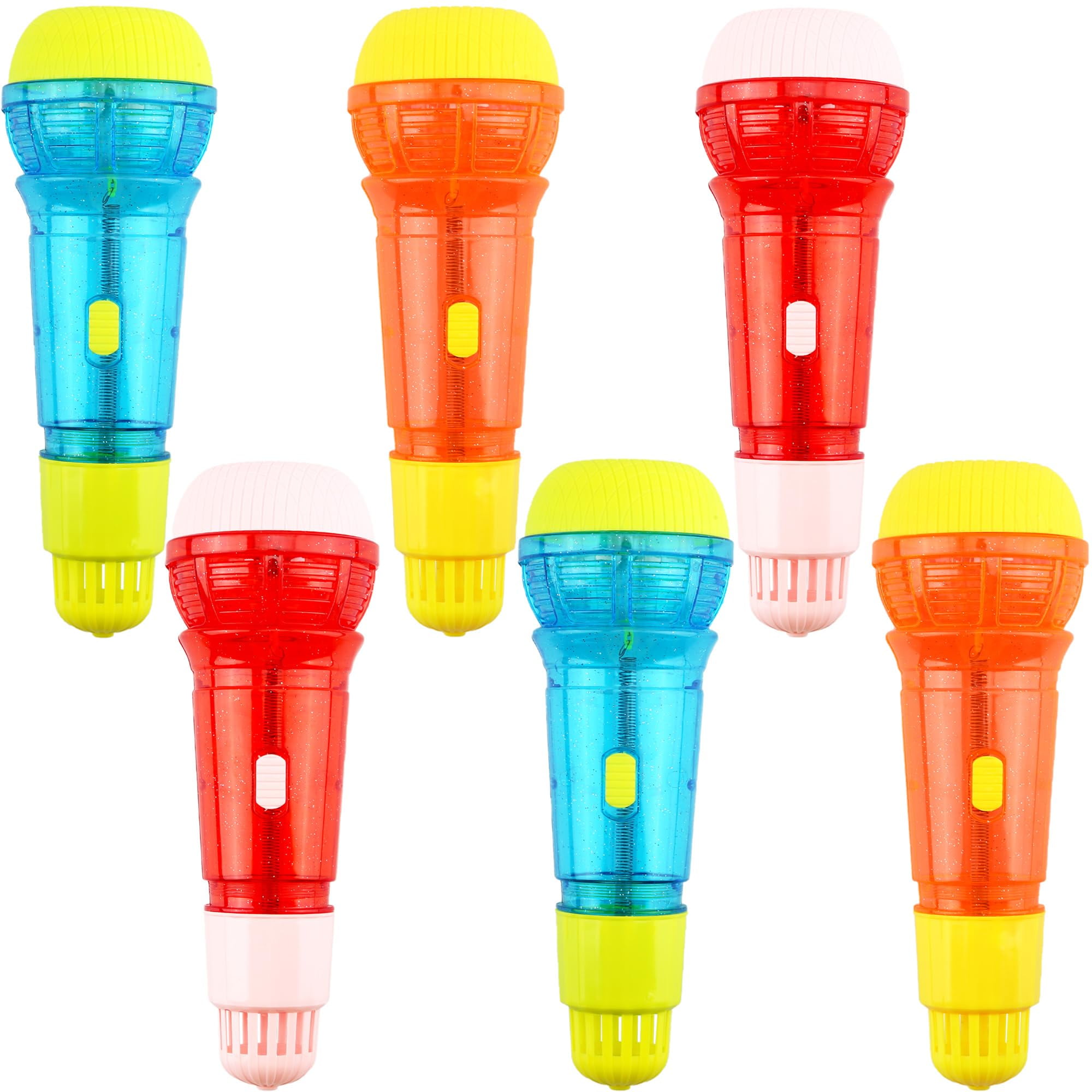 6 Pack Echo Microphone BatteryFree Magic Karaoke Physical Echo Mic