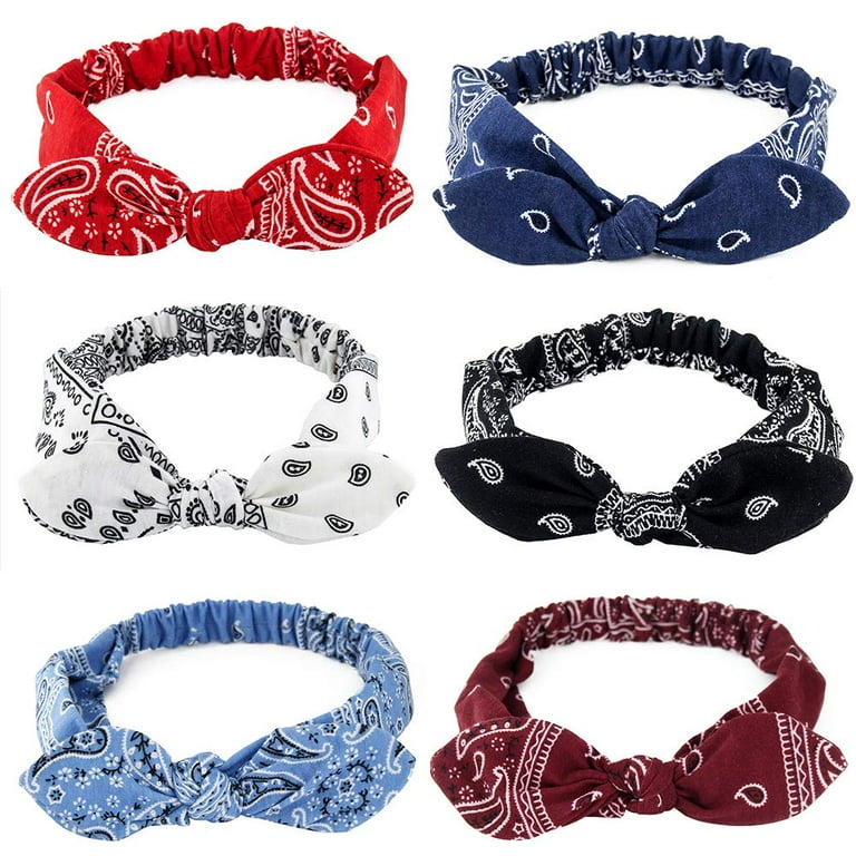 6 Knotted Headbands (PACK) Amazon.com : DiyJibb Headbands for Women Girls - 6PCS  main image 2